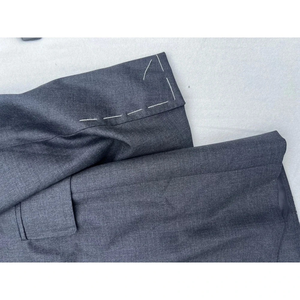 Canali‎ 52L Men's Gray Wool Two Button Blazer Sport Coat Jacket New Unstructured